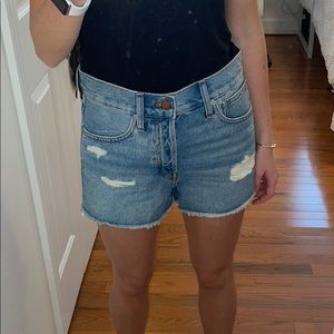 Madewell Relaxed Denim Shorts